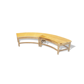 Mesa ratona semicírculo